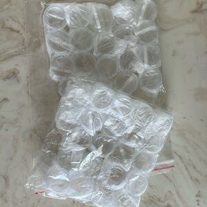 41 3 gram/3ml Round Clear Containers